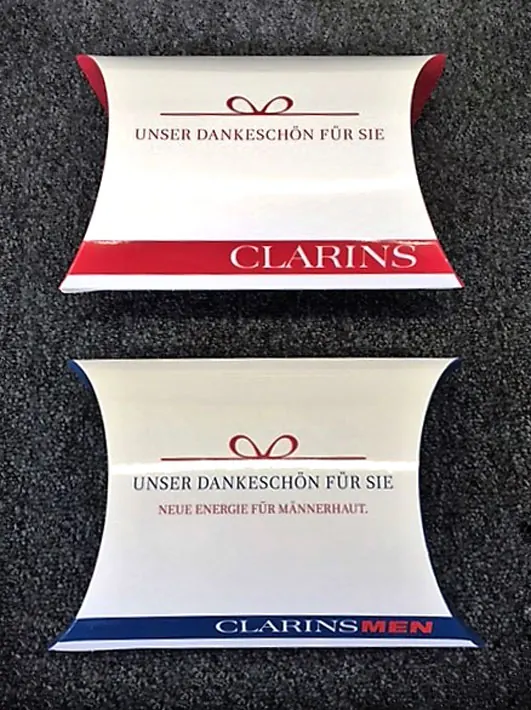 Kissenverpackung aus der Produktion von Gerber Print
